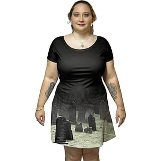 Pictured model is wearing a large. They are 5 ft 3 in. Their other measurements are not available at this time.