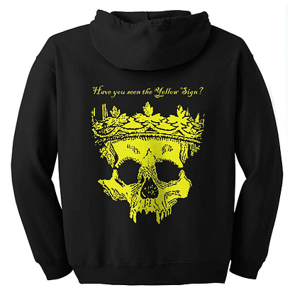 Yellow King Hoodie with Zipper
