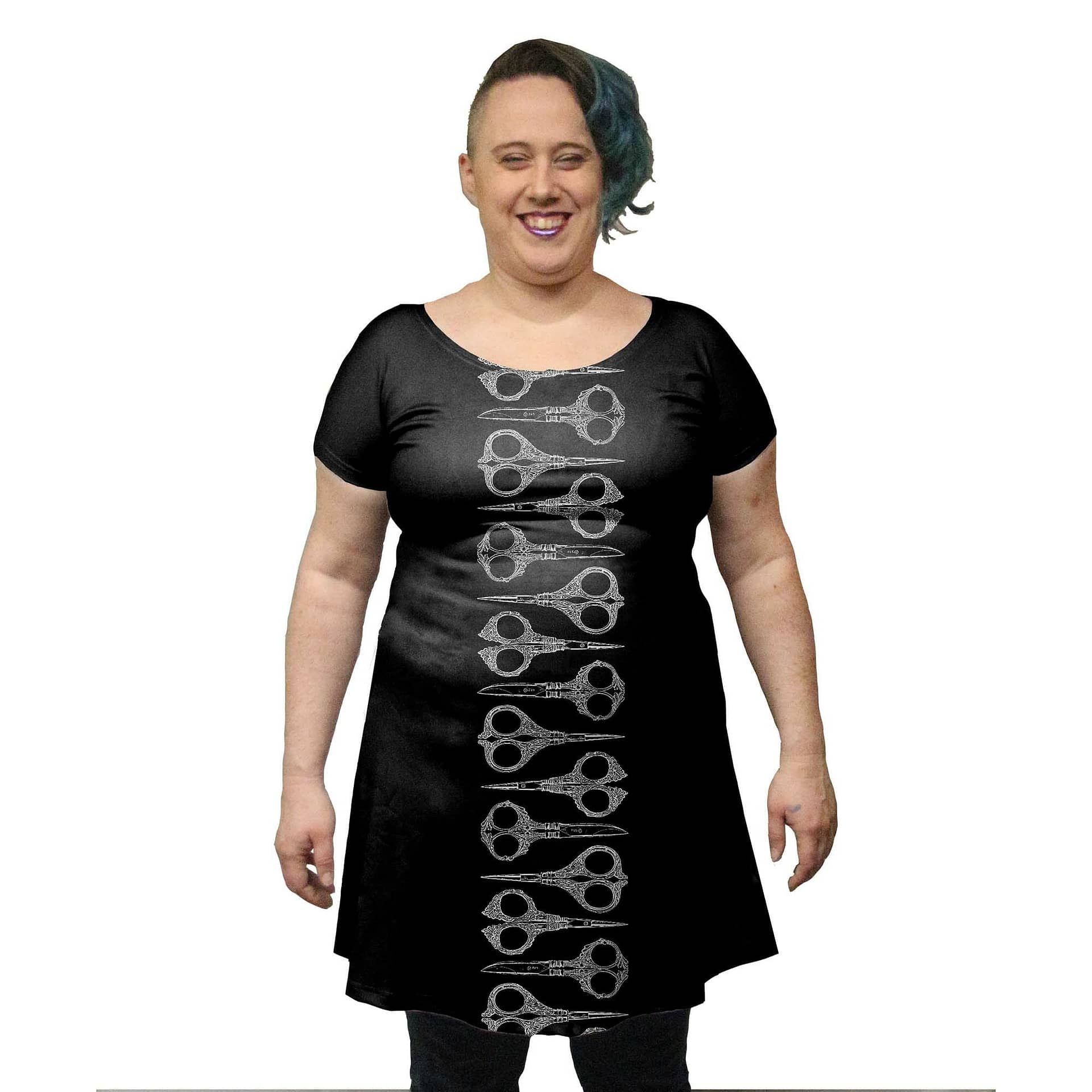Running With Scissors Tunic Dress - Valkyrie Apparel